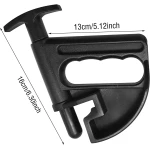 Abrazadera universal para cambiador de neumáticos con mango ergonómico