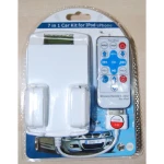 Kit voiture iPod et iPhone 3G - 7 en 1 avec transmetteur FM et chargeur