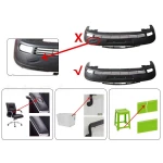 Kit de soudure agrafeuse à chaud plastique pour réparation auto