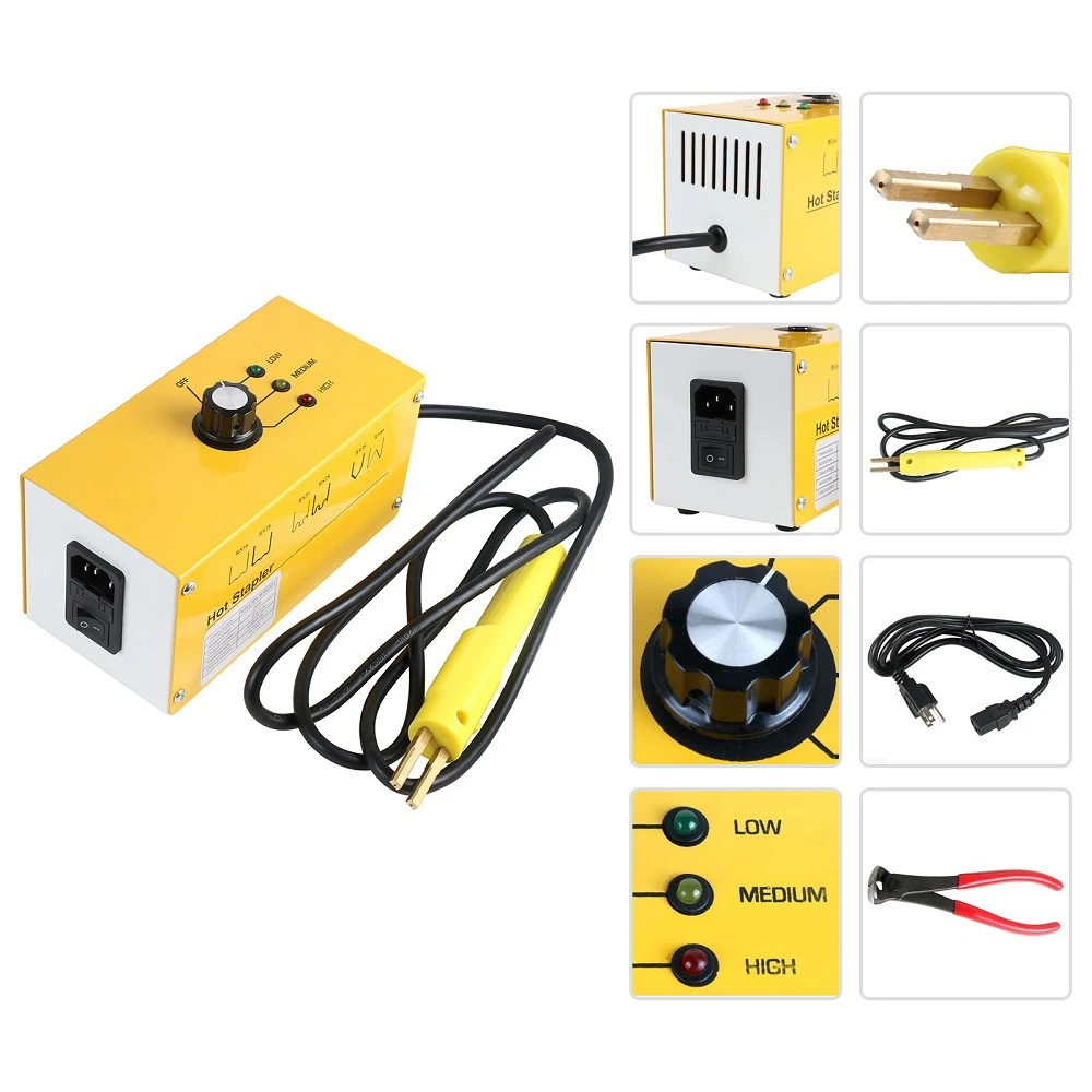 Kit de soudure agrafeuse à chaud plastique pour réparation auto
