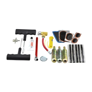 Kit réparation crevaison CO2 pour roue de voiture et moto TSX TOOL