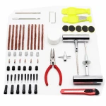 Kit Réparation Crevaisons Pneus 87 Pièces Professionnel Voiture SUV Camionnette