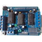 L293D Arduino Shield Driver pour le contrôle et l’extension de moteurs DC et pas à pas