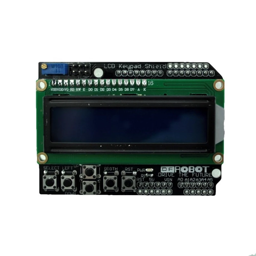 Shield LCD Keypad LCD1602 compatible Arduino avec écran et boutons intégrés