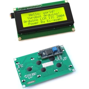 LCD vert 20x4 caractères avec Serial IIC/I2C pour Arduino