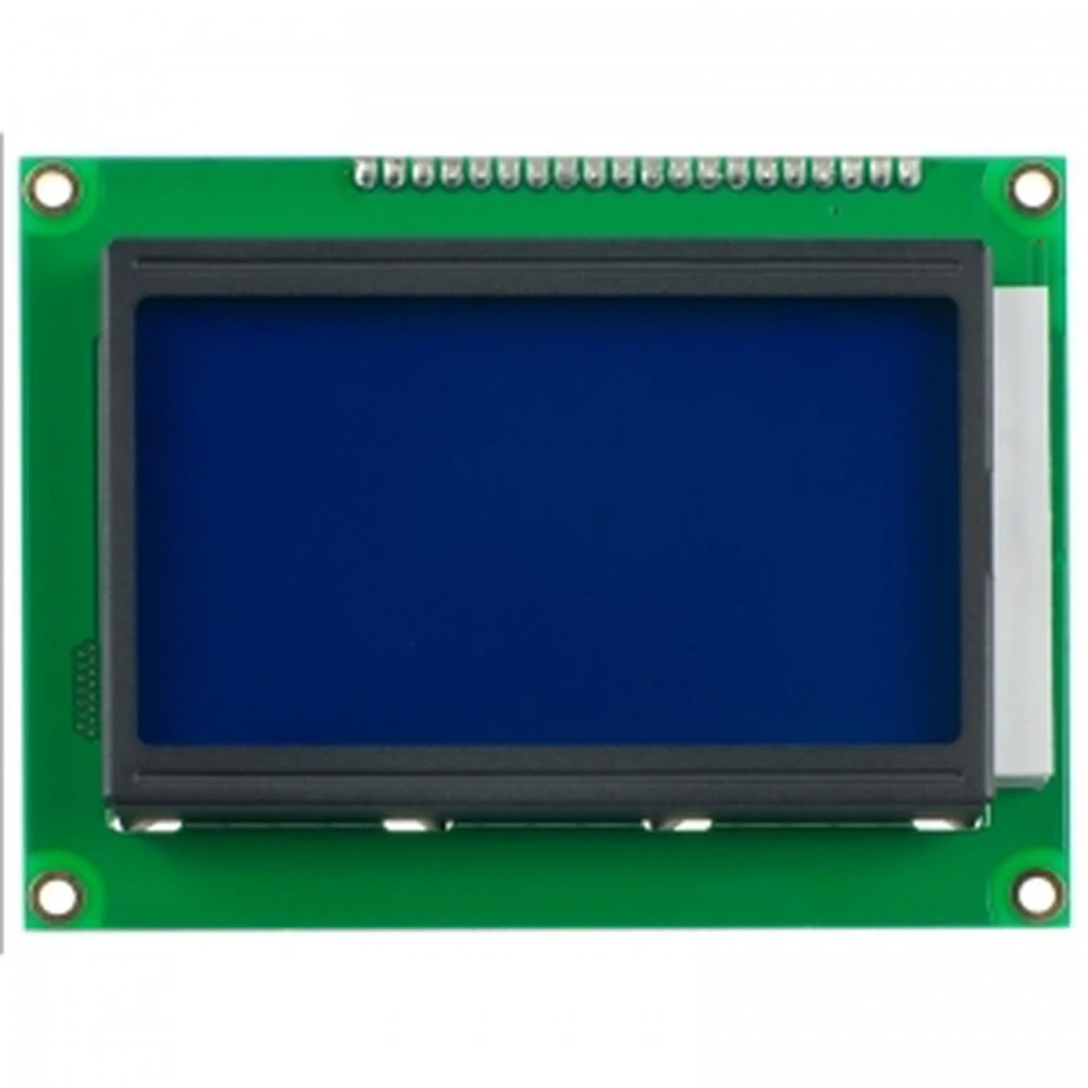 Écran LCD graphique Lcd12864 128x64 pour Arduino Uno et Mega2560, fond bleu