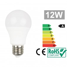 Led bulb E27 12W 3000k cold white LED LIGHTS  2.45 euro - satkit
