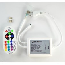 RGB Controller with RF Remote for led strip 220v LED LIGHTS  8.00 euro - satkit
