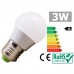 Ampoule à LED E27 3W 3000K blanc chaud LED LIGHTS  2.45 euro - satkit
