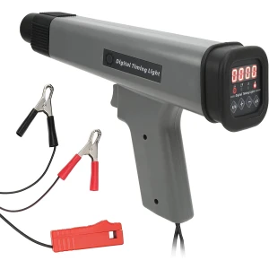 Lampe stroboscopique inductive numérique 12V pour voitures et motos avec pinces