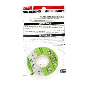 Amtech Tresse à dessouder GOOT CP-1515 1,5 mm x 1,5 mètres