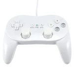 Manette Classique Pro Wii Blanche compatible pour Nintendo Wii