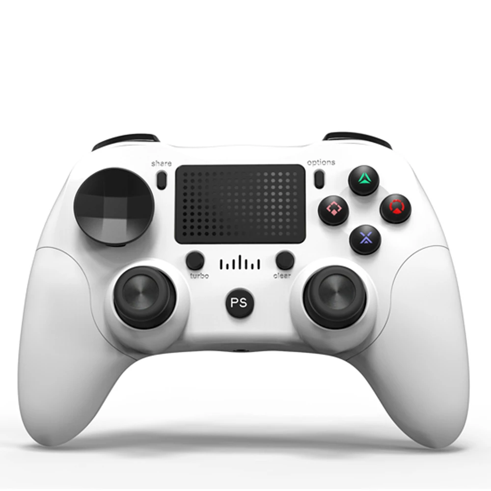 Manette compatible PS4 blanche sans fil DoubleShock 4