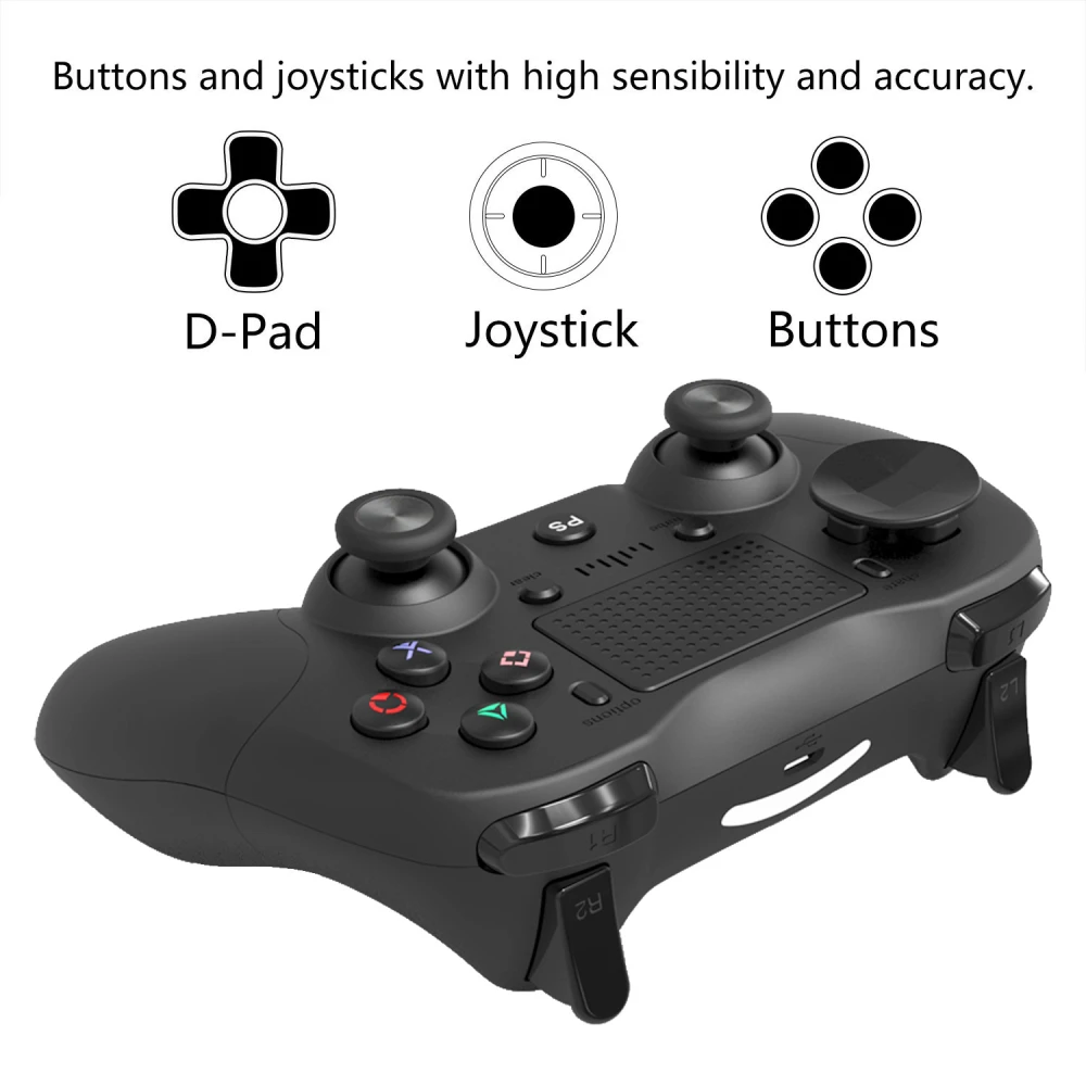 Manette PS4 sans fil noire DoubleShock 4 pour PlayStation 4