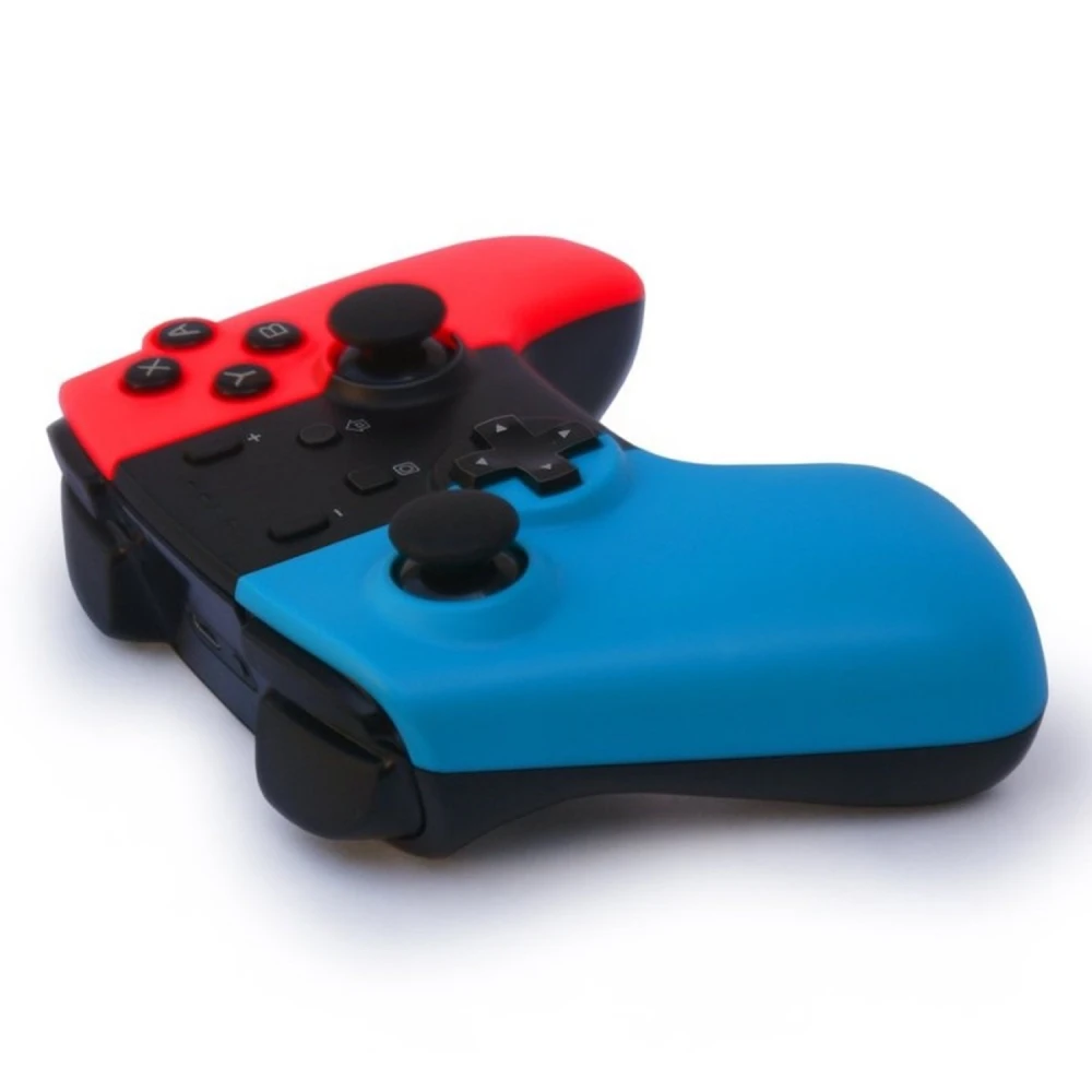 Manette sans fil compatible Nintendo Switch - bleu et rouge