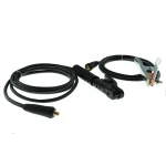 Detalle de conexiones de Maquina Soldadura DC TIG Inverter Tig-250 MMA