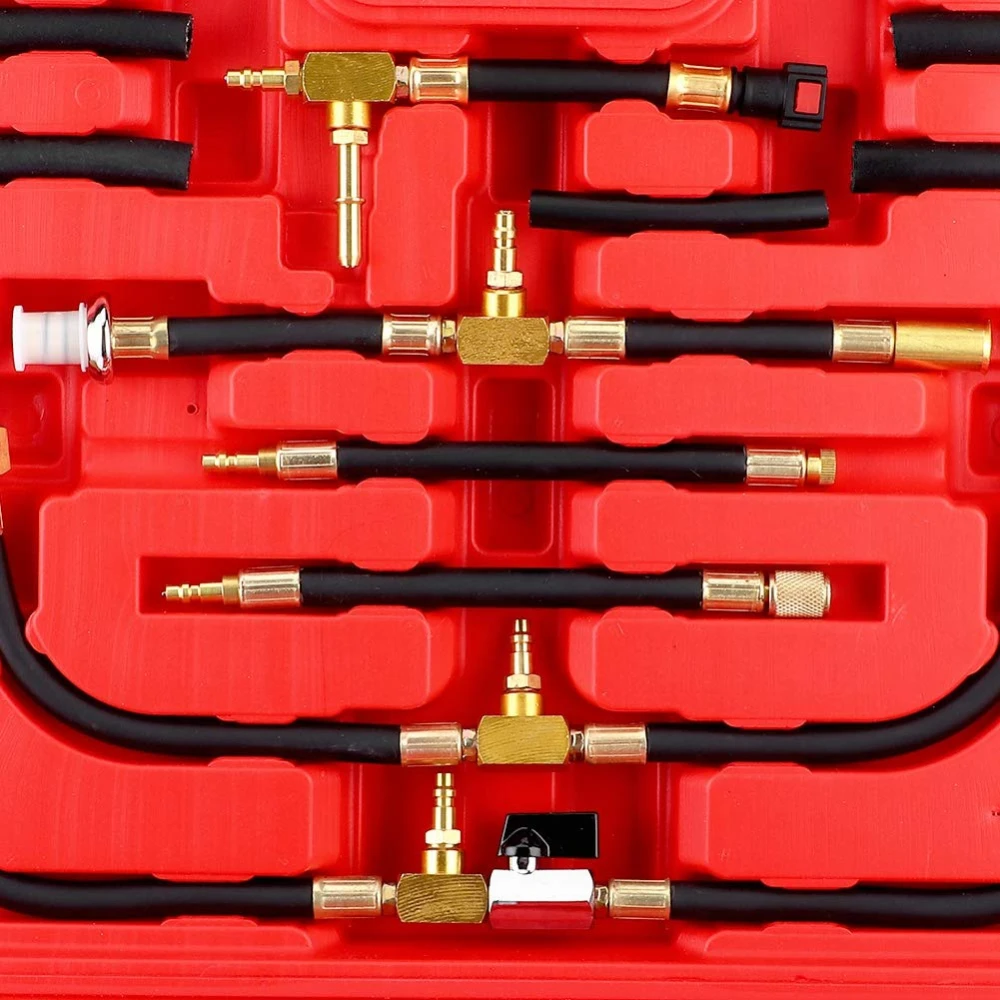 Medidor de presión de inyección de combustible TSX TOOL TU-443 con accesorios