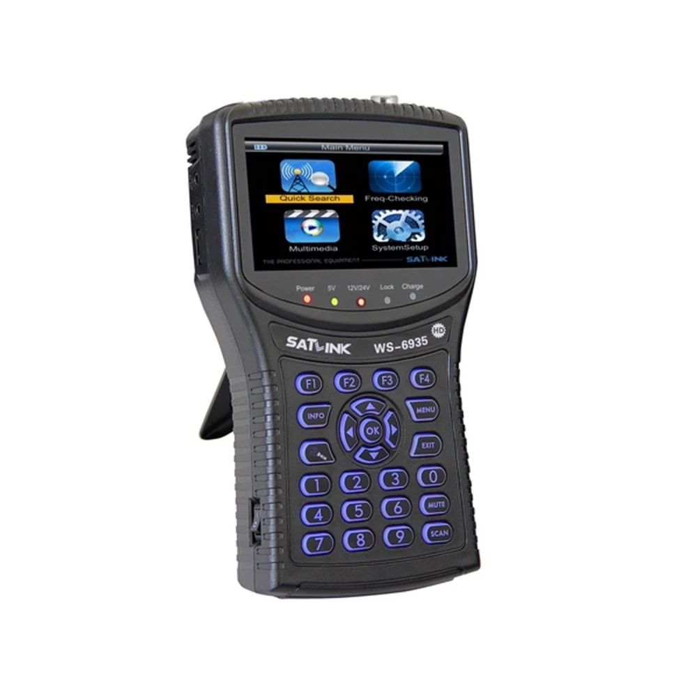 Mesureur de signal TNT WS6935 DVB-T2 haute définition pour professionnels