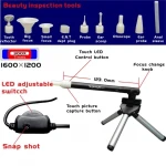 Microscope USB Supereyes B003+ 2 MP HD 300X avec support inclus