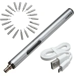 Mini tournevis électrique sans fil USB rechargeable 3 LED 22en1