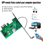 Vista lateral del módulo relé inalámbrico para control remoto de PC