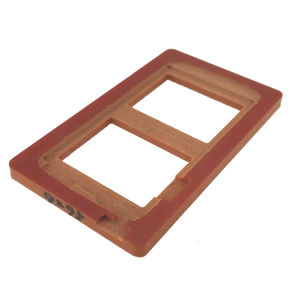 Vista frontal del molde para reparación de pantalla Samsung Galaxy 9295