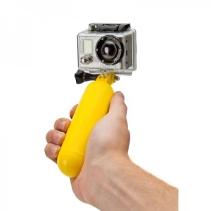 Monopode flottant aquatique jaune pour GoPro 1/2/3 et SJ4000