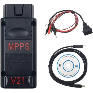 MPPS V21 outil de programmation ECU Main + Tricore + Multiboot avec câble
