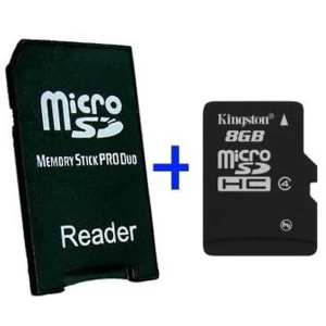 Adaptateur MS Pro Duo MicroSD 16GB pour PSP