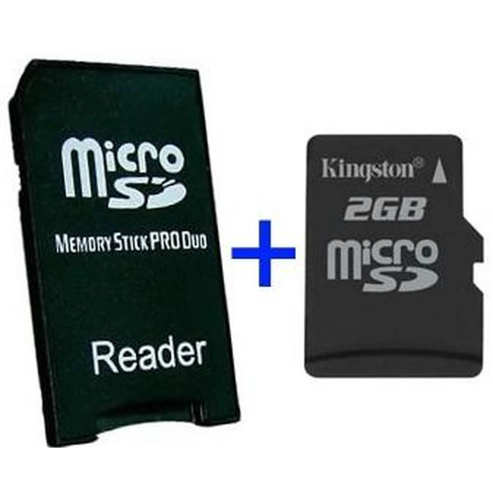 Adaptateur MS Pro Duo + MicroSD 2GB compatible Sony PSP