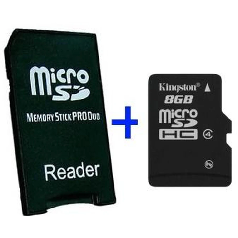 MS Pro Duo Adapter MicroSD 32GB PSP - Adaptateur et carte mémoire