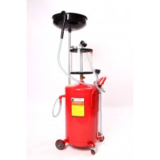 Extracteur D'huile Usée Machine Hydraulique Portable De Collecte D'huile 80l Avec Réservoir En Verre