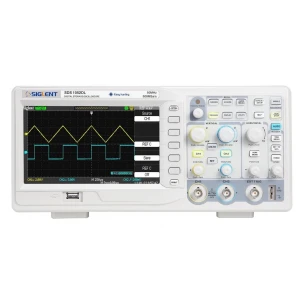 Oscilloscope numérique Siglent SDS1052DL+ 50MHz avec écran couleur 7 pouces