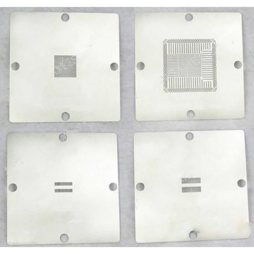 Pack de 4 pochoirs PS4 90x90 compatibles MK-15, HT-90 et kit dual