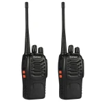 Pack de 2 talkies Baofeng BF-888S UHF 5W avec oreillette