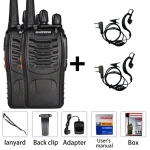 Pack de 2 talkies Baofeng BF-888S UHF 5W avec oreillette