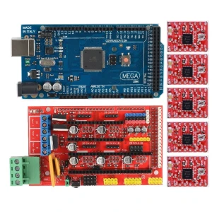 satkit Pack Reprap RAMPS 1.4 + Arduino Mega + 5 drivers A4988 pour imprimantes 3D