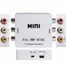 Pal/Ntsc To Pal/Ntsc Bi-Directional Tv Format System Converter Box Adapter