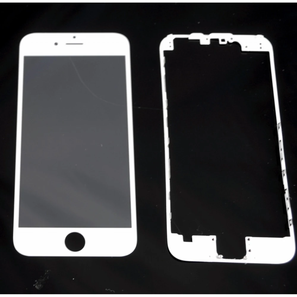 Écran en verre iPhone 6s blanc 4,7