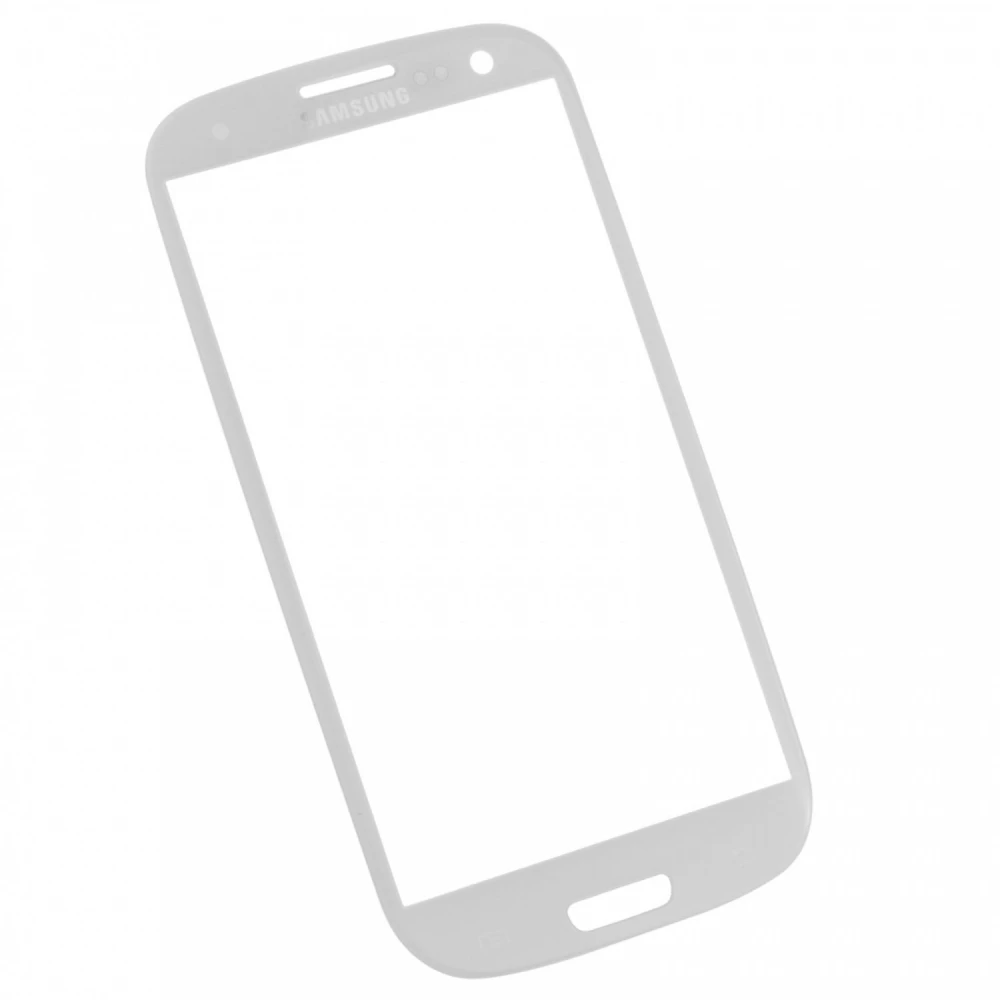 Écran en verre Samsung Galaxy S3 I9300 blanc - Pièce de qualité