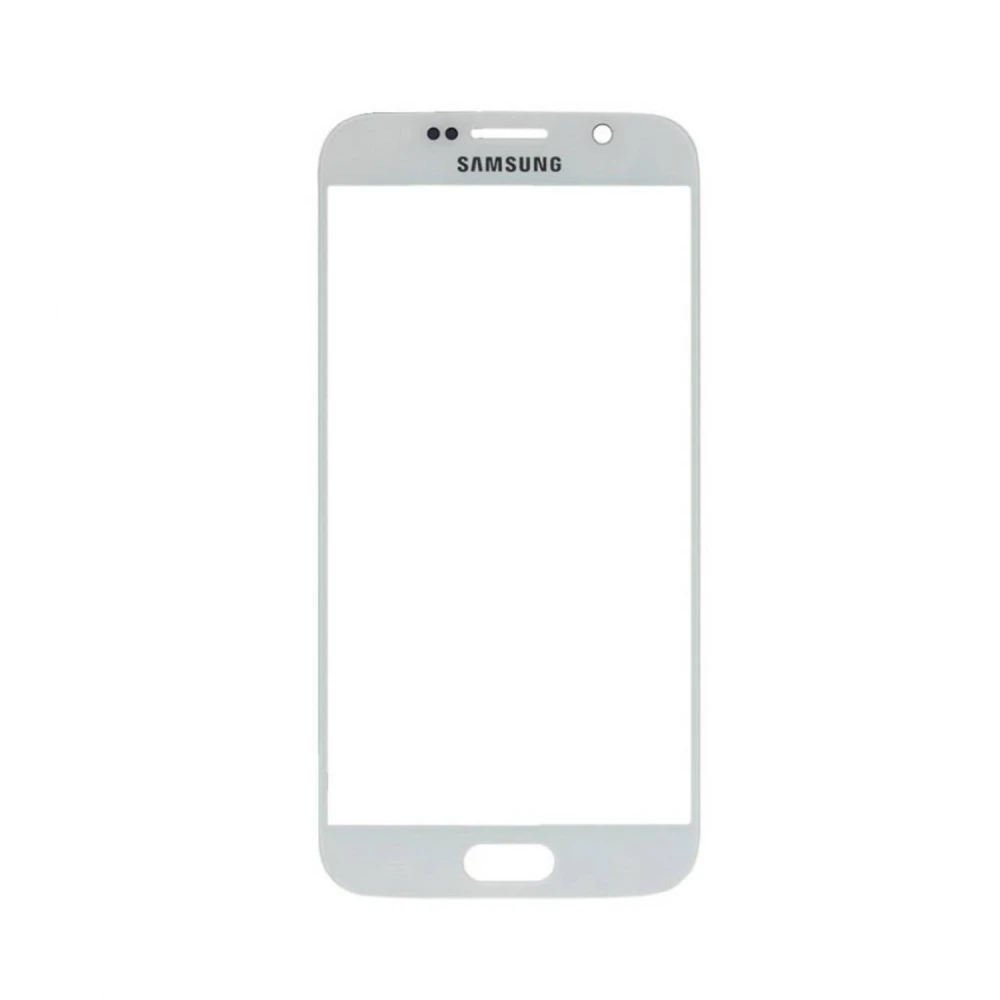 Écran en verre Samsung Galaxy S6 blanc - Pièce de qualité