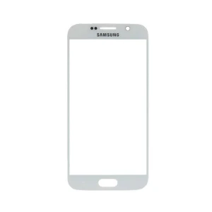 Écran en verre Samsung Galaxy S6 blanc - Pièce de qualité