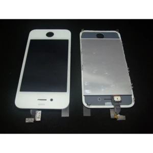 Écran iPhone 4S blanc + vitre tactile prêt à installer