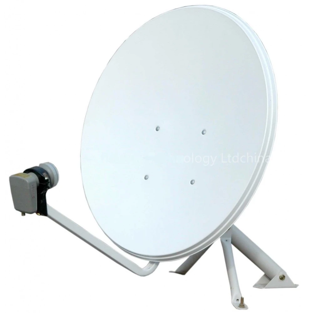 Parabole 80cm avec support et LNB universel pour TV satellite Dreambox