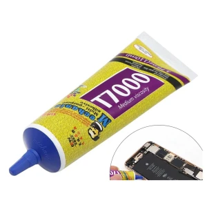 Colle adhésive multiusage Mechanic T-7000 noire 50ml pour réparation d’écrans