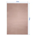 Plaque PCB cuivre 20x30cm simple face en fibre de verre FR4 pour DIY