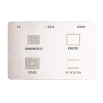 Plaque stencil IC Samsung S6 - gabarit reballing pour réparation BGA