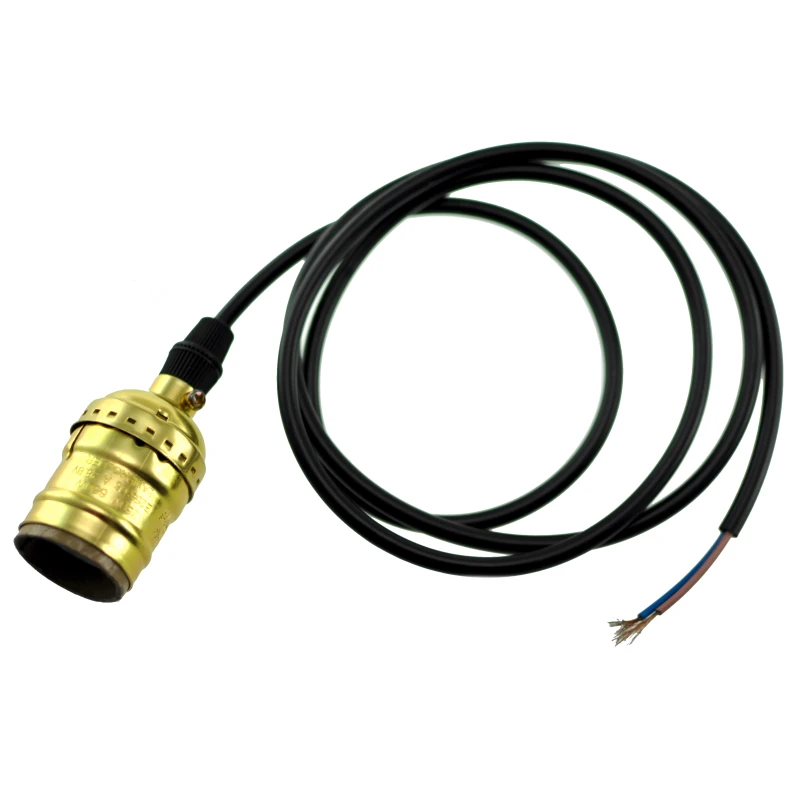 Douille industrielle vintage rétro Edison E27 avec câble 1,1m F1