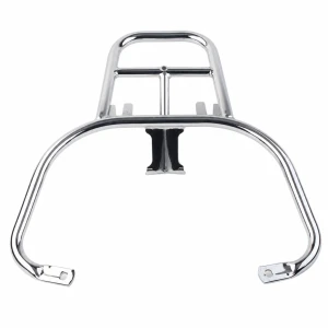 Porte-bagages arrière compatible avec Piaggio GTS 300 / Sprint 150 - Couleur Argenté