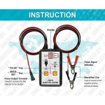 Vista frontal del probador de inyectores Allsun EM276 con pantalla y botones